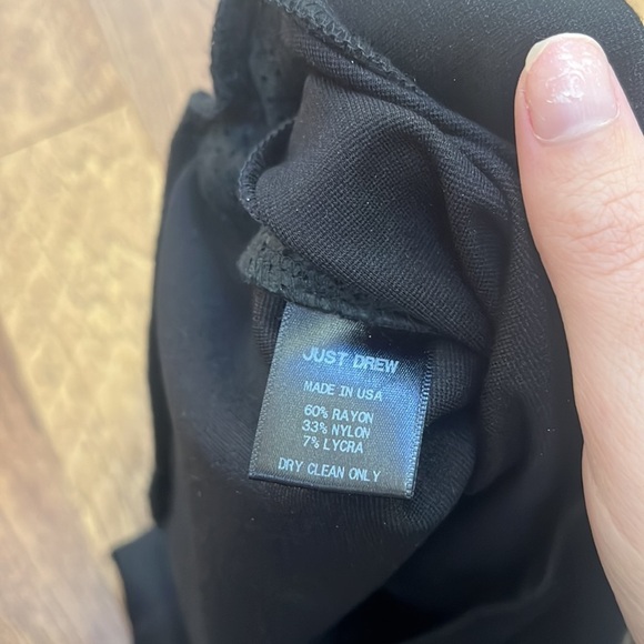Just Drew Woman’s Black Leggings Size S - Picture 6 of 6